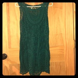 Free People lace mini dress